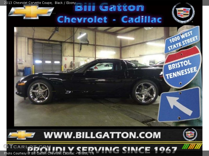 Black / Ebony 2013 Chevrolet Corvette Coupe