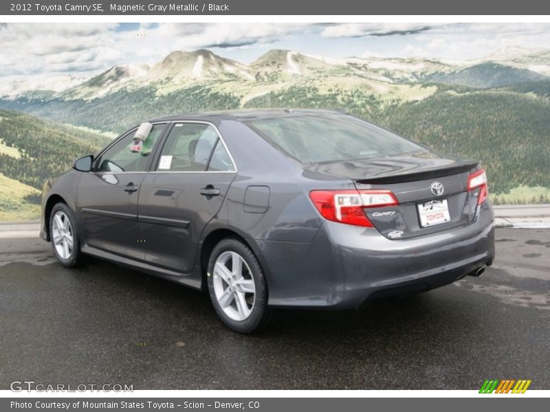 Magnetic Gray Metallic / Black 2012 Toyota Camry SE