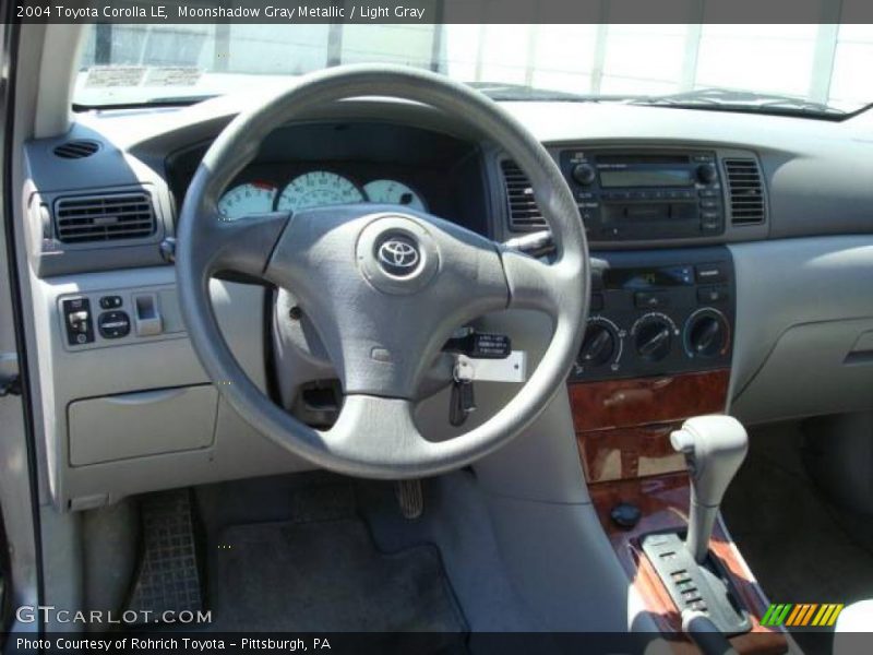 Moonshadow Gray Metallic / Light Gray 2004 Toyota Corolla LE