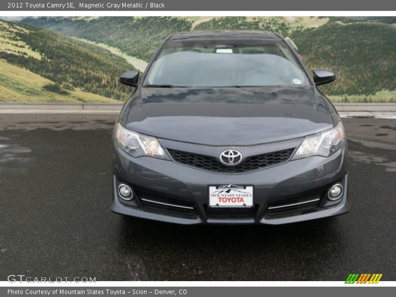 Magnetic Gray Metallic / Black 2012 Toyota Camry SE