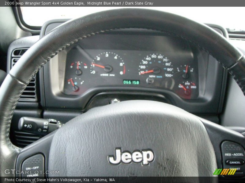 Midnight Blue Pearl / Dark Slate Gray 2006 Jeep Wrangler Sport 4x4 Golden Eagle