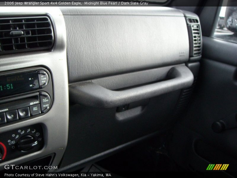 Midnight Blue Pearl / Dark Slate Gray 2006 Jeep Wrangler Sport 4x4 Golden Eagle