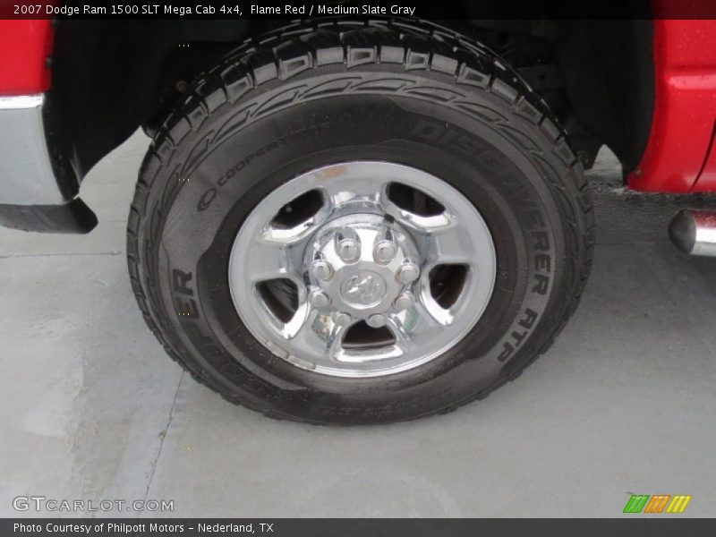 Flame Red / Medium Slate Gray 2007 Dodge Ram 1500 SLT Mega Cab 4x4