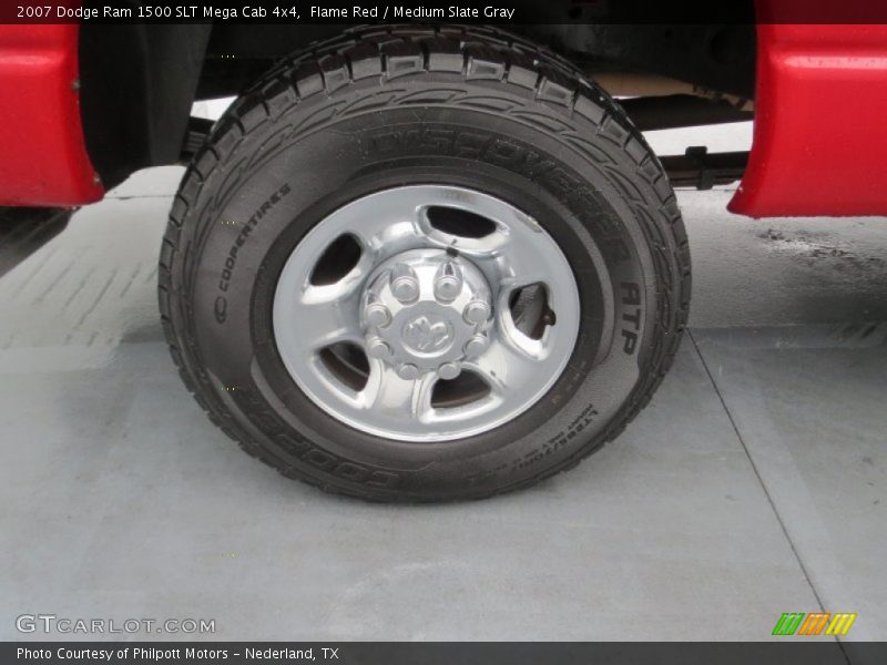 Flame Red / Medium Slate Gray 2007 Dodge Ram 1500 SLT Mega Cab 4x4