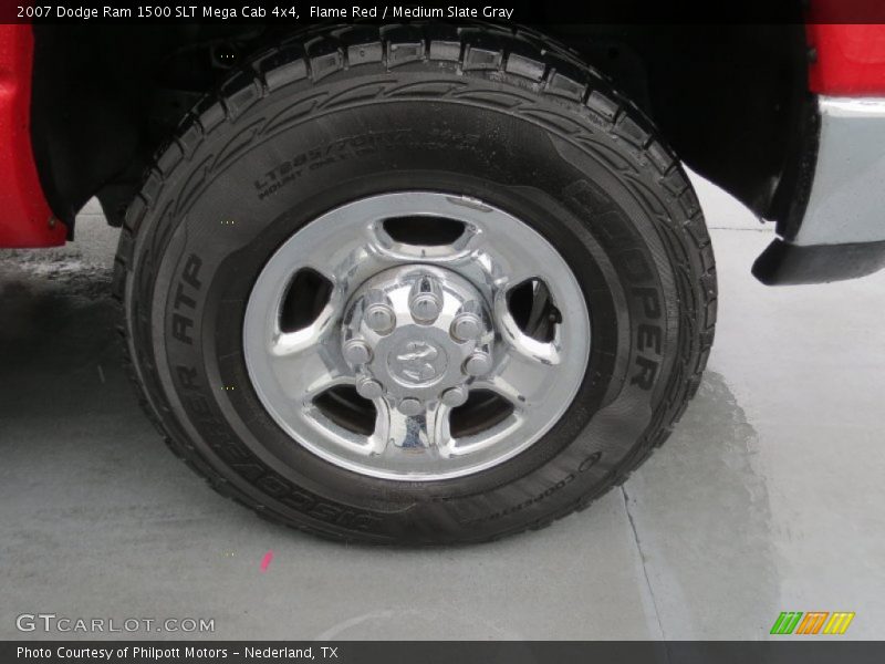 Flame Red / Medium Slate Gray 2007 Dodge Ram 1500 SLT Mega Cab 4x4