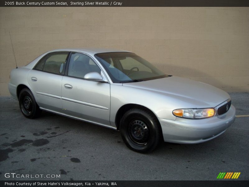 Sterling Silver Metallic / Gray 2005 Buick Century Custom Sedan