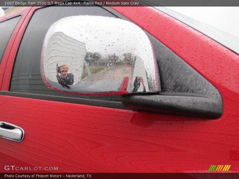 Flame Red / Medium Slate Gray 2007 Dodge Ram 1500 SLT Mega Cab 4x4