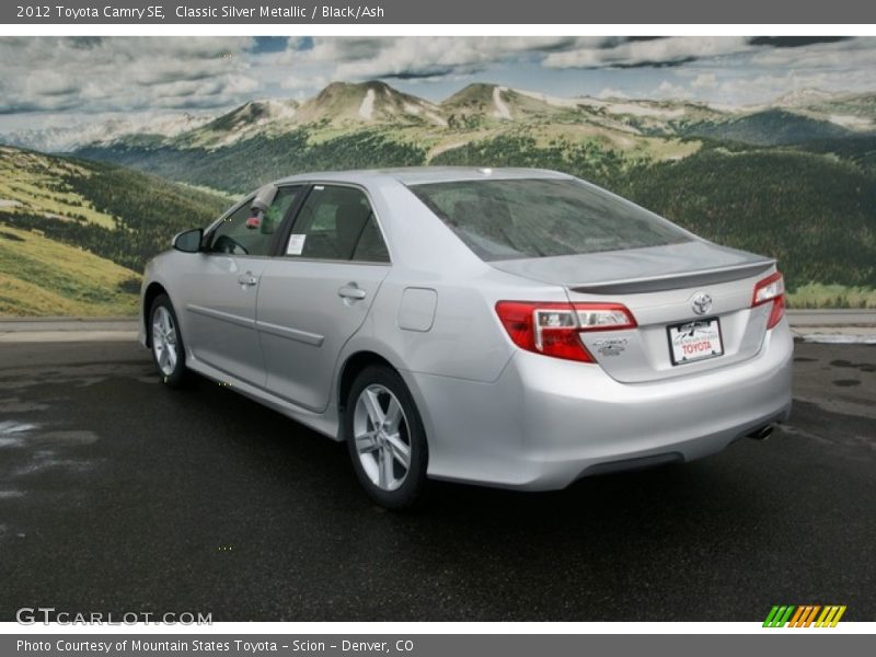 Classic Silver Metallic / Black/Ash 2012 Toyota Camry SE