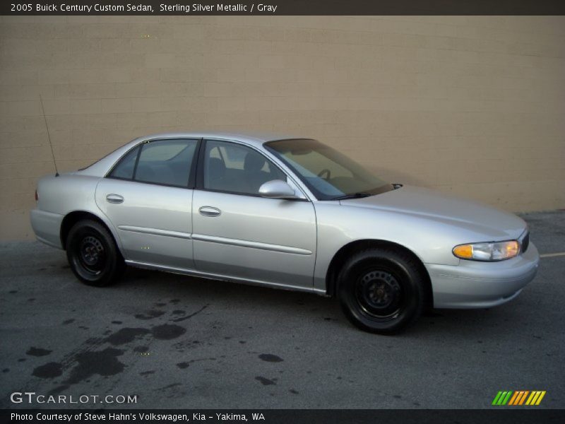Sterling Silver Metallic / Gray 2005 Buick Century Custom Sedan
