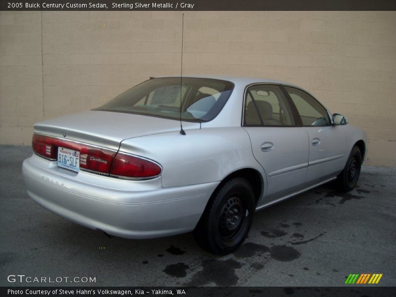 Sterling Silver Metallic / Gray 2005 Buick Century Custom Sedan