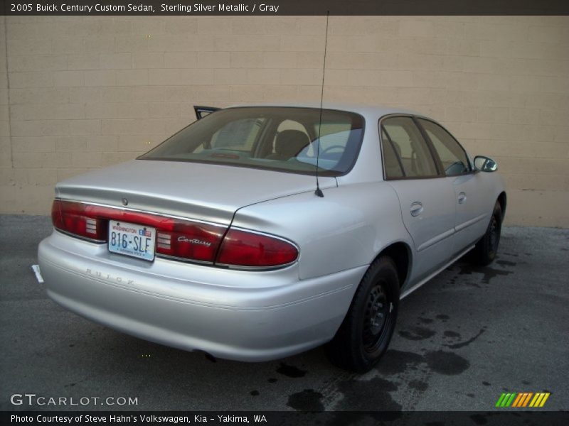 Sterling Silver Metallic / Gray 2005 Buick Century Custom Sedan