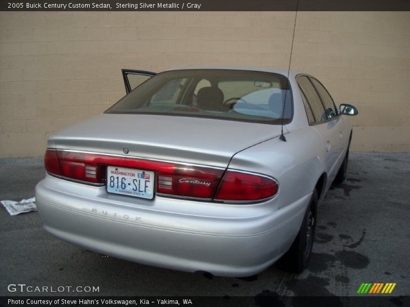 Sterling Silver Metallic / Gray 2005 Buick Century Custom Sedan