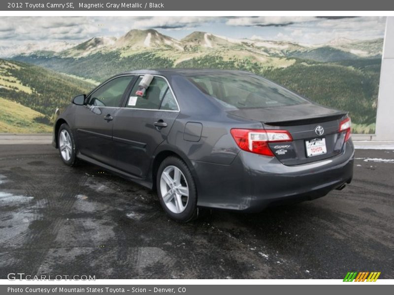 Magnetic Gray Metallic / Black 2012 Toyota Camry SE