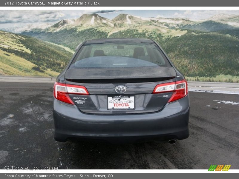 Magnetic Gray Metallic / Black 2012 Toyota Camry SE