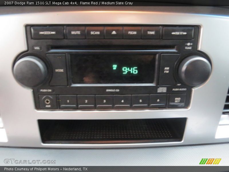 Flame Red / Medium Slate Gray 2007 Dodge Ram 1500 SLT Mega Cab 4x4