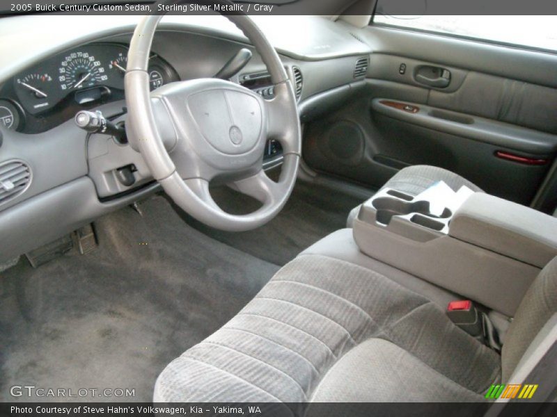 Sterling Silver Metallic / Gray 2005 Buick Century Custom Sedan