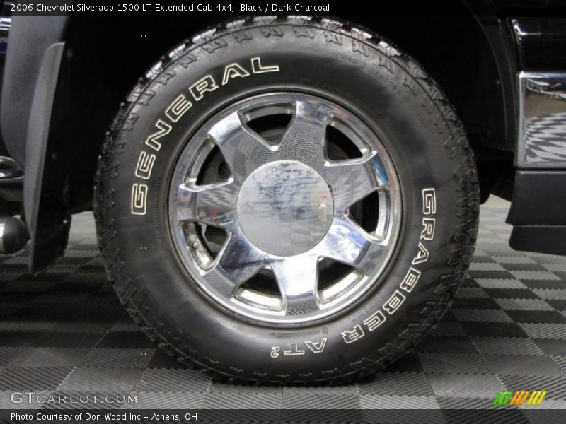 Black / Dark Charcoal 2006 Chevrolet Silverado 1500 LT Extended Cab 4x4