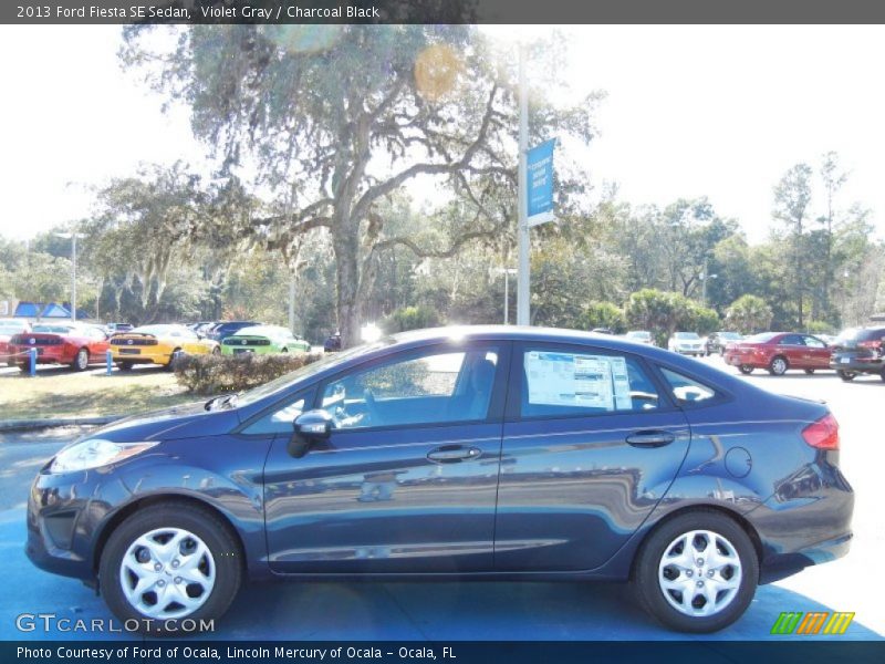 Violet Gray / Charcoal Black 2013 Ford Fiesta SE Sedan