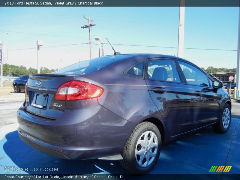 Violet Gray / Charcoal Black 2013 Ford Fiesta SE Sedan