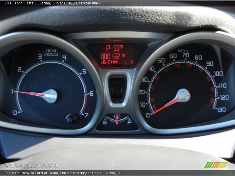 Violet Gray / Charcoal Black 2013 Ford Fiesta SE Sedan