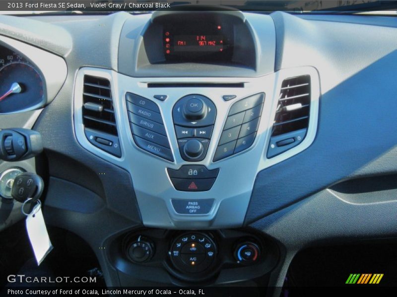 Violet Gray / Charcoal Black 2013 Ford Fiesta SE Sedan
