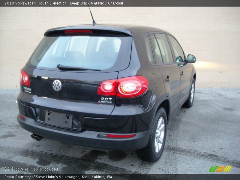 Deep Black Metallic / Charcoal 2010 Volkswagen Tiguan S 4Motion