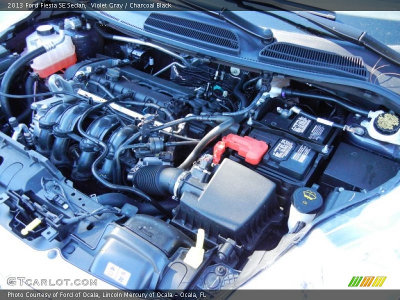 Violet Gray / Charcoal Black 2013 Ford Fiesta SE Sedan