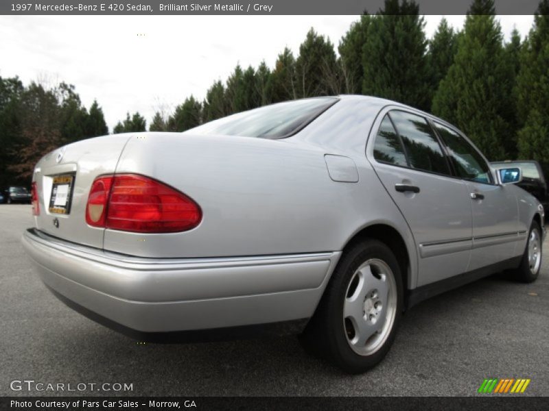 Brilliant Silver Metallic / Grey 1997 Mercedes-Benz E 420 Sedan