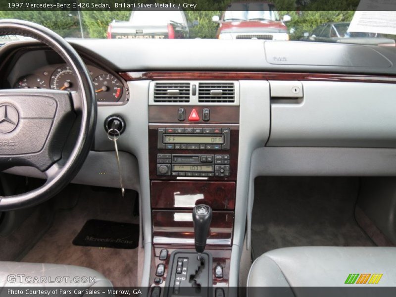 Brilliant Silver Metallic / Grey 1997 Mercedes-Benz E 420 Sedan