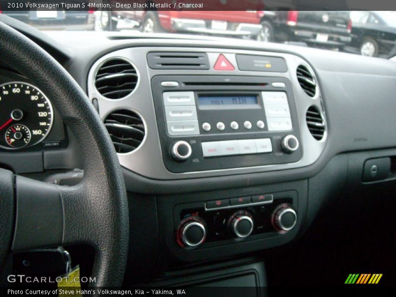 Deep Black Metallic / Charcoal 2010 Volkswagen Tiguan S 4Motion