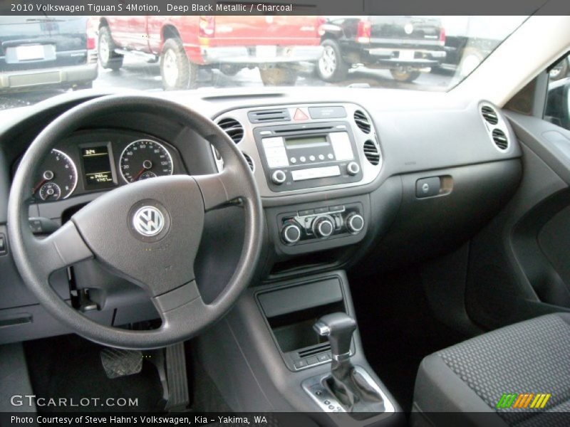 Deep Black Metallic / Charcoal 2010 Volkswagen Tiguan S 4Motion