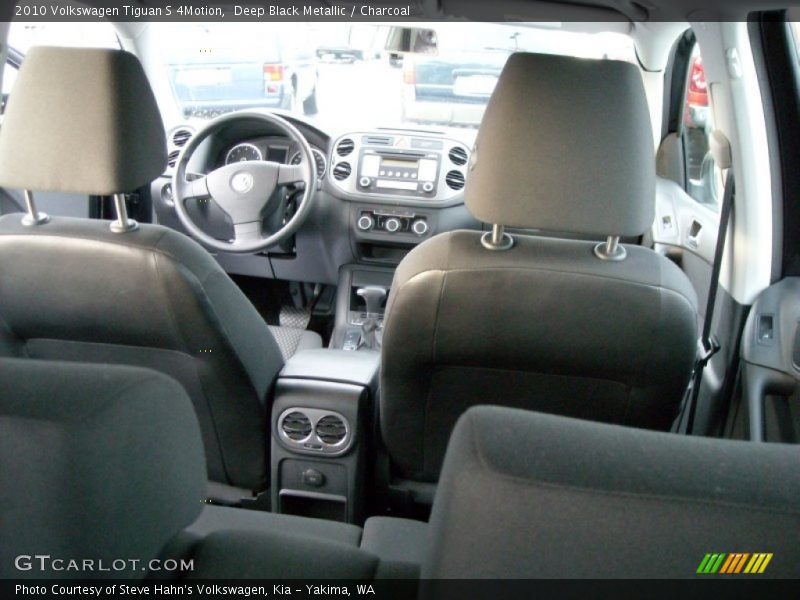 Deep Black Metallic / Charcoal 2010 Volkswagen Tiguan S 4Motion