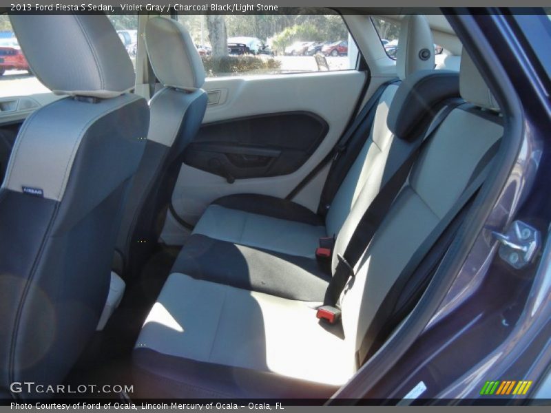 Violet Gray / Charcoal Black/Light Stone 2013 Ford Fiesta S Sedan