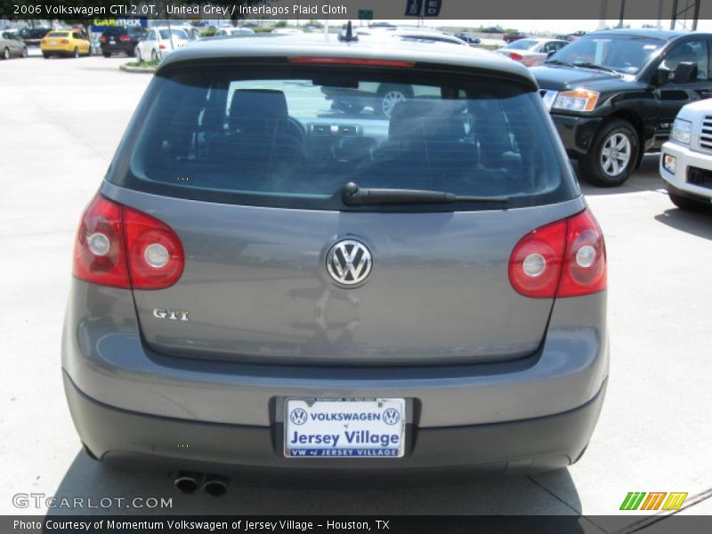 United Grey / Interlagos Plaid Cloth 2006 Volkswagen GTI 2.0T