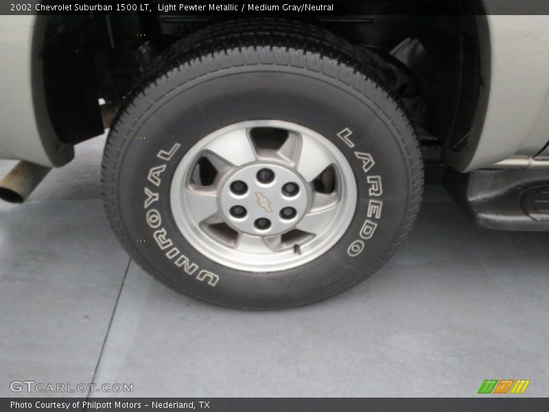 Light Pewter Metallic / Medium Gray/Neutral 2002 Chevrolet Suburban 1500 LT