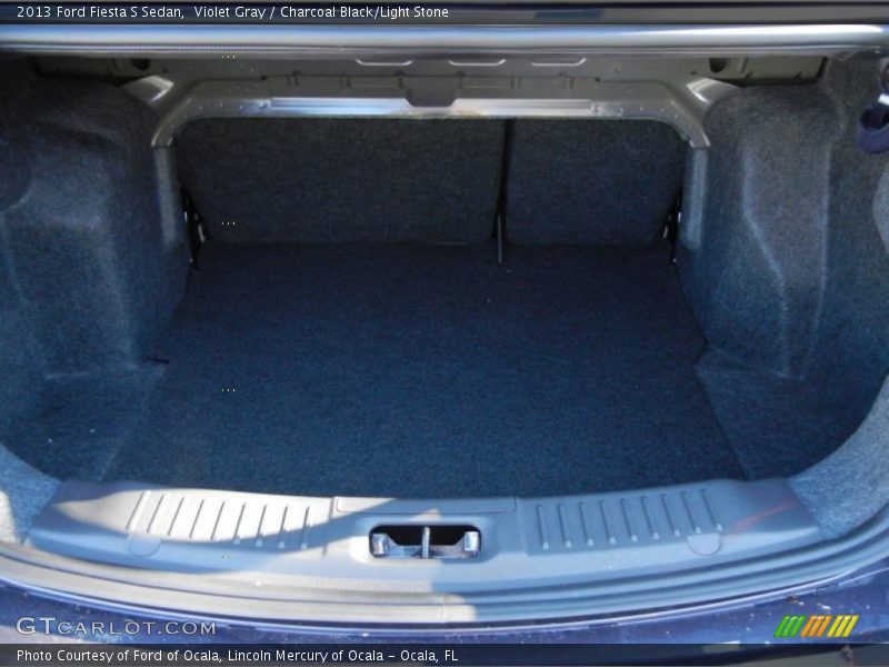 Violet Gray / Charcoal Black/Light Stone 2013 Ford Fiesta S Sedan