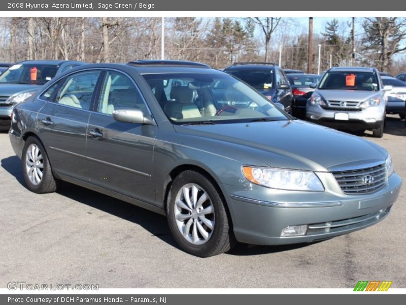 Sage Green / Beige 2008 Hyundai Azera Limited