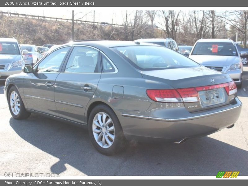 Sage Green / Beige 2008 Hyundai Azera Limited