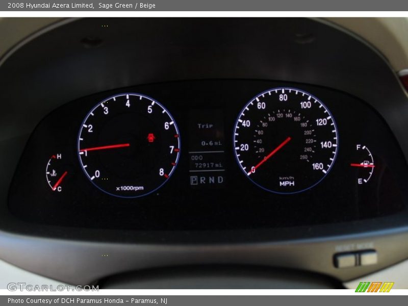 Sage Green / Beige 2008 Hyundai Azera Limited