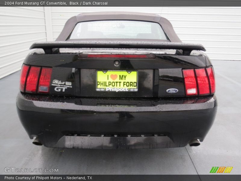 Black / Dark Charcoal 2004 Ford Mustang GT Convertible