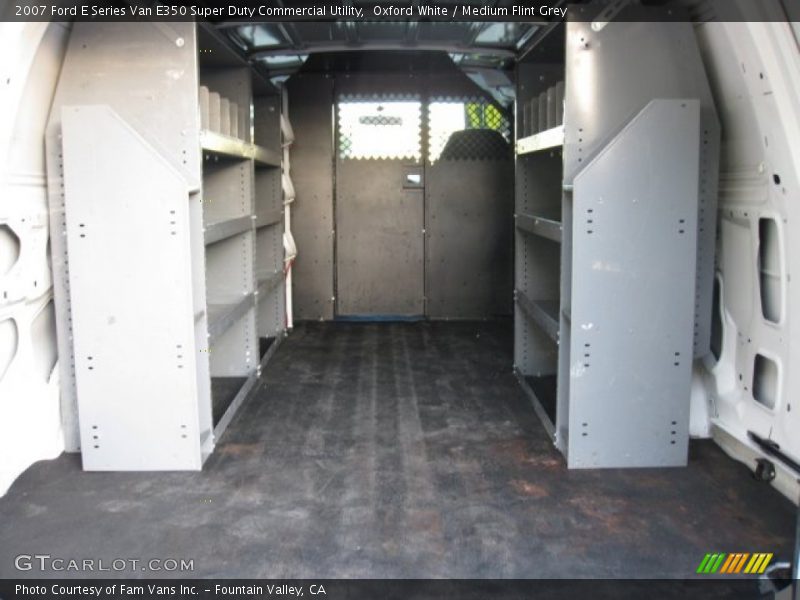 Oxford White / Medium Flint Grey 2007 Ford E Series Van E350 Super Duty Commercial Utility