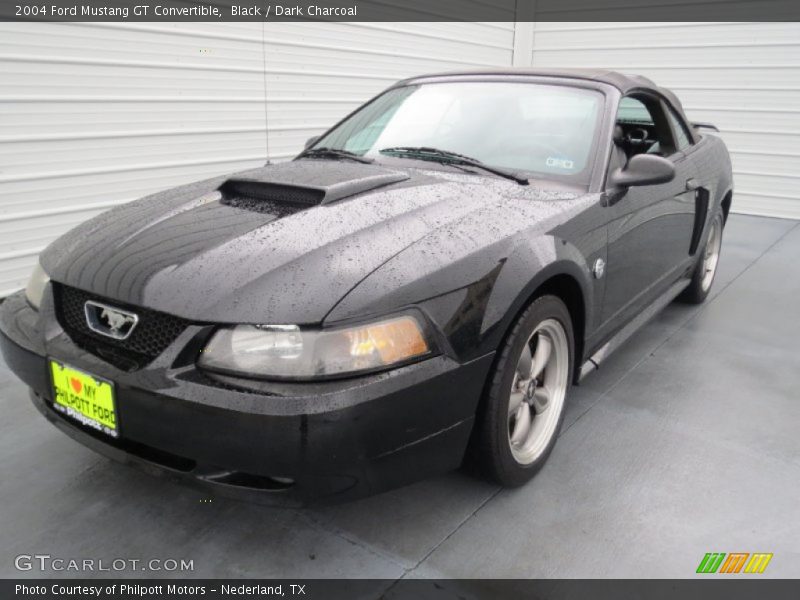 Black / Dark Charcoal 2004 Ford Mustang GT Convertible