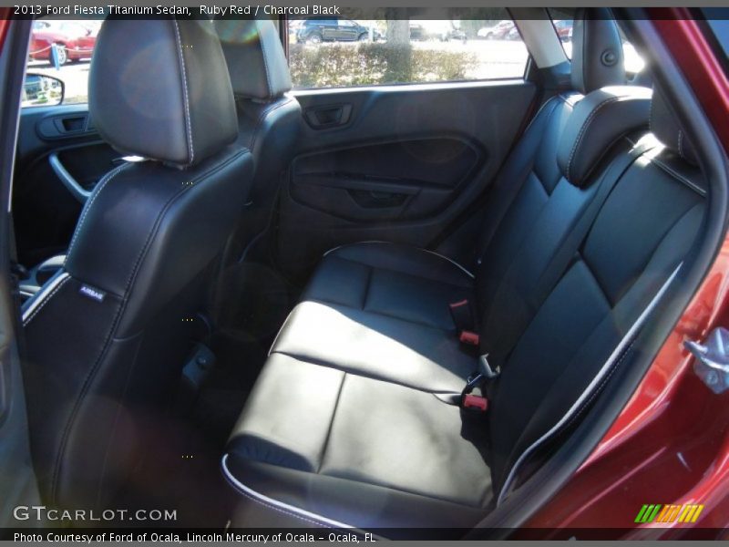 Rear Seat of 2013 Fiesta Titanium Sedan