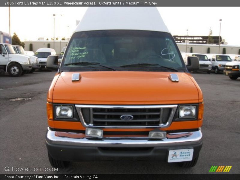 Oxford White / Medium Flint Grey 2006 Ford E Series Van E150 XL  Wheelchair Access
