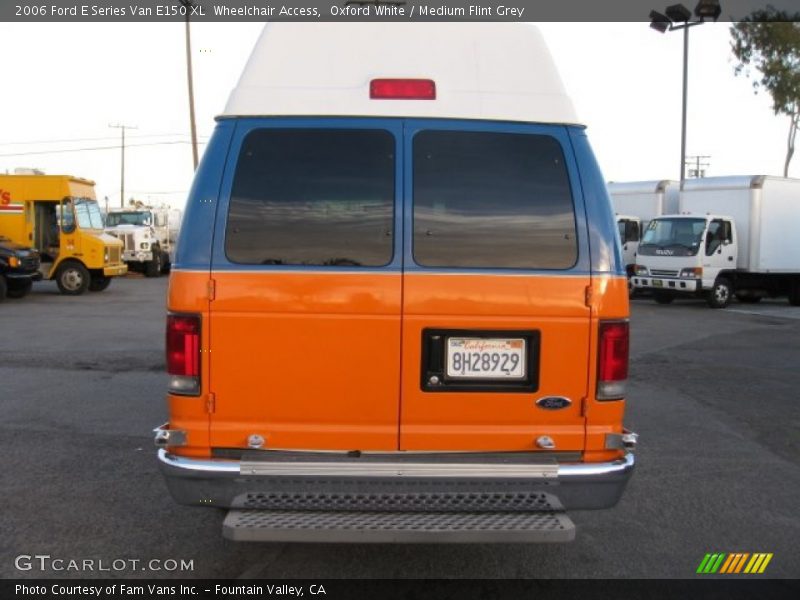 Oxford White / Medium Flint Grey 2006 Ford E Series Van E150 XL  Wheelchair Access