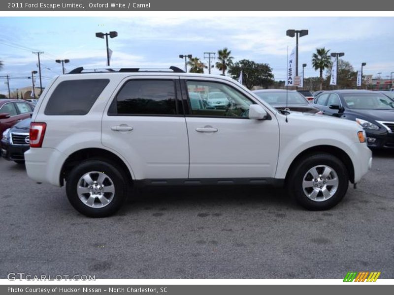 Oxford White / Camel 2011 Ford Escape Limited