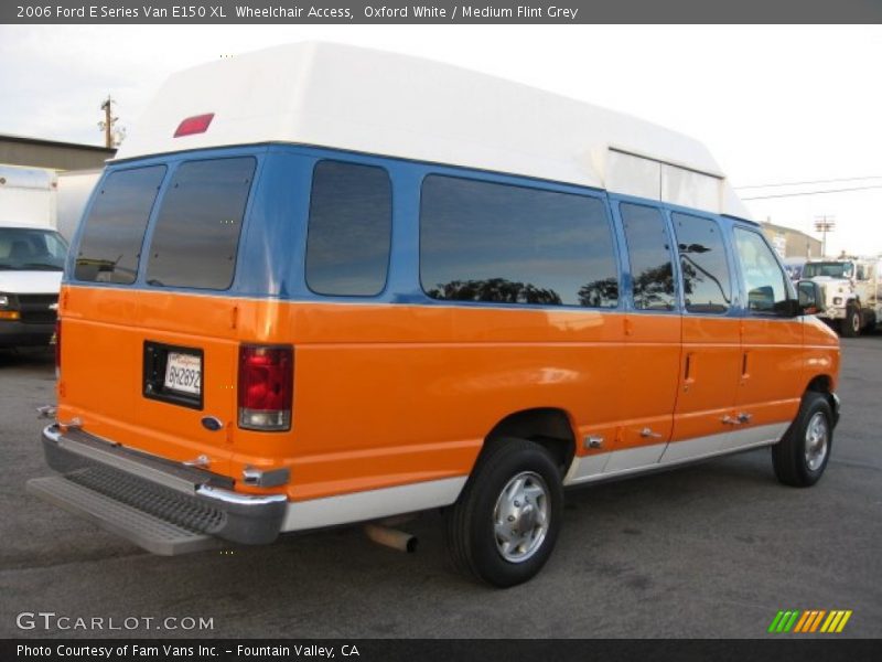 Oxford White / Medium Flint Grey 2006 Ford E Series Van E150 XL  Wheelchair Access