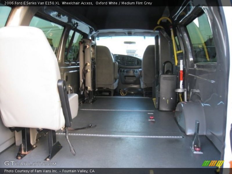 Oxford White / Medium Flint Grey 2006 Ford E Series Van E150 XL  Wheelchair Access