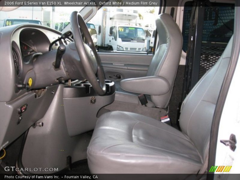 Oxford White / Medium Flint Grey 2006 Ford E Series Van E150 XL  Wheelchair Access