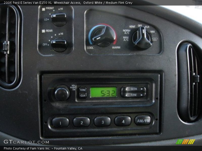 Oxford White / Medium Flint Grey 2006 Ford E Series Van E150 XL  Wheelchair Access